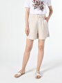 thumb-Afficher les détails de Short Beige Regular Fit Femme