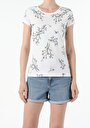 thumb-Afficher les détails de T-shirt À Manches Courtes Blanc Slim Fit  Femme