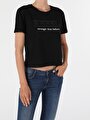 thumb-Afficher les détails de T-shirt À Manches Courtes Noir Regular Fit  Femme