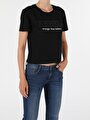 thumb-Afficher les détails de T-shirt À Manches Courtes Noir Regular Fit  Femme