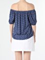 thumb-Afficher les détails de T-shirt À Manches Courtes Marine Regular Fit  Femme