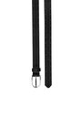 thumb-Afficher les détails de Ceinture Noir Modern Fit Femme