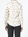 thumb-Afficher les détails de Chemise À Manches Longues Blanc Slim Fit   Femme