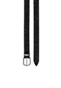 thumb-Afficher les détails de Ceinture Noir Modern Fit Femme