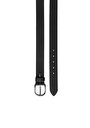 thumb-Afficher les détails de Ceinture Noir Modern Fit Femme