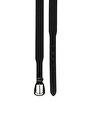 thumb-Afficher les détails de Ceinture Noir Modern Fit Femme