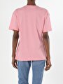 thumb-Afficher les détails de T-shirt À Manches Courtes Rose Comfort Fit  Femme