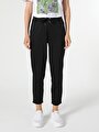 thumb-Afficher les détails de Pantalon De Survêtement Noir Regular Fit Femme