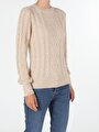 thumb-Afficher les détails de Pull Beige Slim Fit   Femme