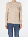 thumb-Afficher les détails de Pull Beige Slim Fit   Femme