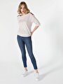 thumb-Afficher les détails de T-shirt À Manches Longues Beige Regular Fit  Femme