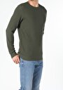 thumb-Afficher les détails de Kaki Homme T-shirt À Manches Longues
