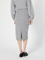 thumb-Afficher les détails de Jupe Gris Slim Fit    Femme