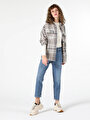 thumb-Afficher les détails de Chemise À Manches Longues Beige Regular Fit   Femme