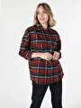 thumb-Afficher les détails de Chemise À Manches Longues Marron Regular Fit   Femme