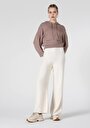 thumb-Afficher les détails de Pull Marron Regular Fit   Femme