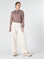 thumb-Afficher les détails de Pull Marron Regular Fit   Femme