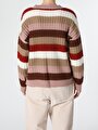 thumb-Afficher les détails de Pull Multicolou Regular Fit   Femme