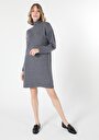thumb-Afficher les détails de Robe Anthracite Regular Fit    Femme