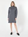 thumb-Afficher les détails de Robe Anthracite Regular Fit    Femme