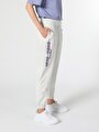 thumb-Afficher les détails de Pantalon De Survêtement Gris Regular Fit Femme