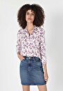 thumb-Afficher les détails de Chemise À Manches Longues Multicolou Slim Fit   Femme
