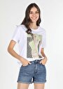 thumb-Afficher les détails de T-shirt À Manches Courtes Blanc Comfort Fit  Femme