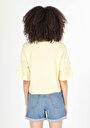 thumb-Afficher les détails de T-shirt À Manches Courtes Jaune Comfort Fit  Femme