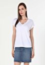 thumb-Afficher les détails de T-shirt À Manches Courtes Blanc Regular Fit  Femme