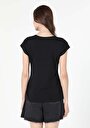 thumb-Afficher les détails de T-shirt À Manches Courtes Noir Regular Fit  Femme