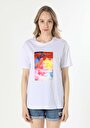 thumb-Afficher les détails de T-shirt À Manches Courtes Blanc Comfort Fit  Femme
