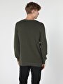 thumb-Afficher les détails de Pull Kaki Regular Fit   Homme