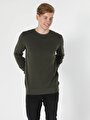 thumb-Afficher les détails de Pull Kaki Regular Fit   Homme