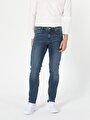 thumb-Afficher les détails de 044 Karl Pantalon Denim Straight Leg  En  Straight Fit Homme