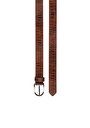 thumb-Afficher les détails de Ceinture Marron Modern Fit Femme