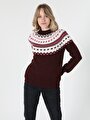 thumb-Afficher les détails de Pull Multicolou Regular Fit   Femme