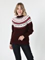 thumb-Afficher les détails de Pull Multicolou Regular Fit   Femme