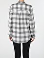 thumb-Afficher les détails de Chemise À Manches Longues Gris Regular Fit   Femme