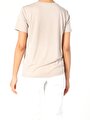 thumb-Afficher les détails de T-shirt À Manches Courtes Beige Regular Fit  Femme