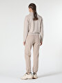 thumb-Afficher les détails de Pantalon De Survêtement Beige Regular Fit Femme