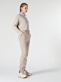 thumb-Afficher les détails de Pantalon De Survêtement Beige Regular Fit Femme