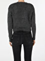 thumb-Afficher les détails de Cardigan Tricot Anthracite Regular Fit Femme