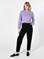 thumb-Afficher les détails de T-shirt À Manches Longues Violet Regular Fit  Femme