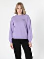 thumb-Afficher les détails de T-shirt À Manches Longues Violet Regular Fit  Femme