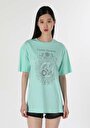 thumb-Afficher les détails de T-shirt À Manches Courtes Vert Comfort Fit  Femme