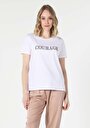 thumb-Afficher les détails de T-shirt À Manches Courtes Blanc Regular Fit  Femme