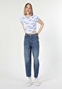 thumb-Afficher les détails de 886 Dennis Pantalon Denim Tapered Leg  En  Slouchy Fit Femme