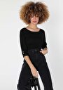thumb-Afficher les détails de Pull Noir Slim Fit   Femme