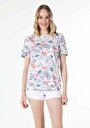 thumb-Afficher les détails de T-shirt À Manches Courtes Multicolou Regular Fit  Femme