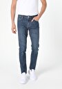 thumb-Afficher les détails de 044 Karl Pantalon Bleu Straight Leg Low Rise En  Slim Fit-low Rise-slim Leg Homme
